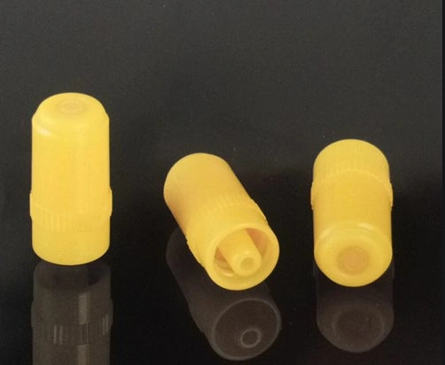 CE Certified Medical Consumables for Heparin Cap Disposable Yellow Heparin Caps