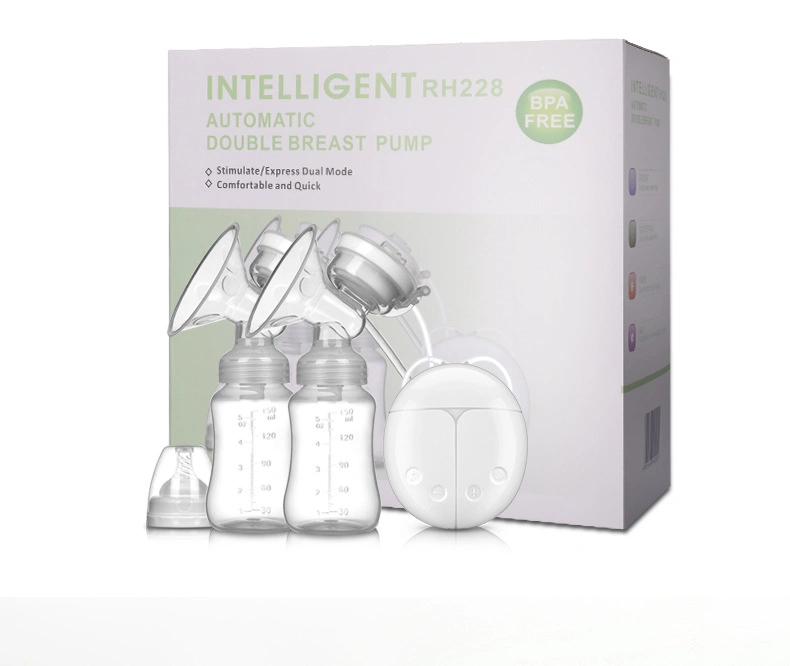 Hot Selling Milk Collector Electric Breast Pump with Baby Feeding Bottle