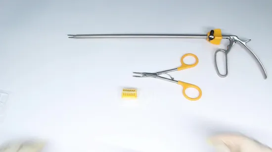 Reusable Hemolok Clip Endoscopic Clip Applier Laparoscopic Instruments 