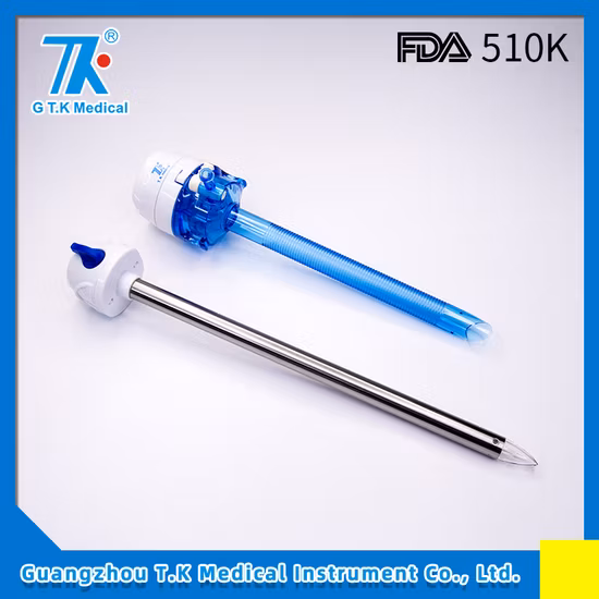Surgical Instrument Laparoscopic Bladeless Optical Trocar with CE ISO13485