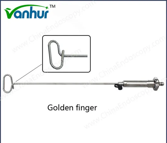 Surgical Instruments Laparoscopic Circle Golden Finger/ Liver Retractor 