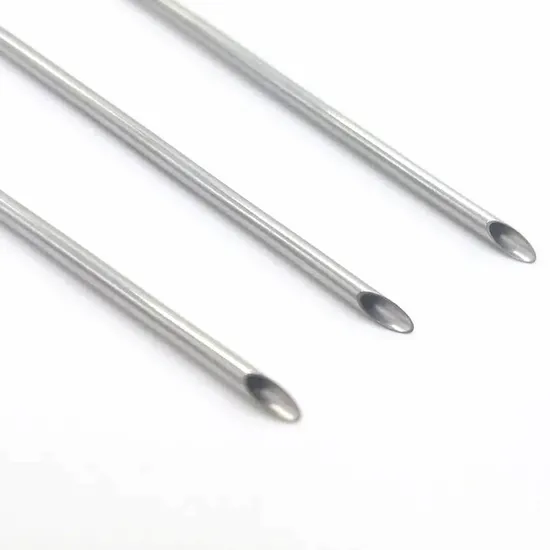 Customized Medical Veress Needle Cannula Tube and Blunt Needle with Holes 