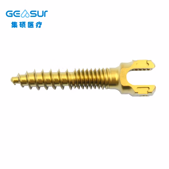 Posterior Titanium Alloy Spinal Fixation System Spine Pedicle Screw